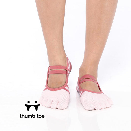 【韓國 Thumb Toe】皮拉提斯止滑五趾運動襪-Smoothie