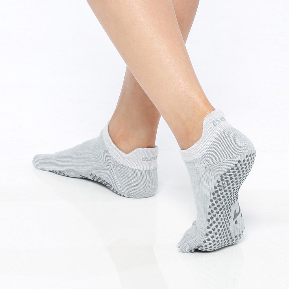 【韓國 Thumb Toe】皮拉提斯止滑五趾運動襪-Egg