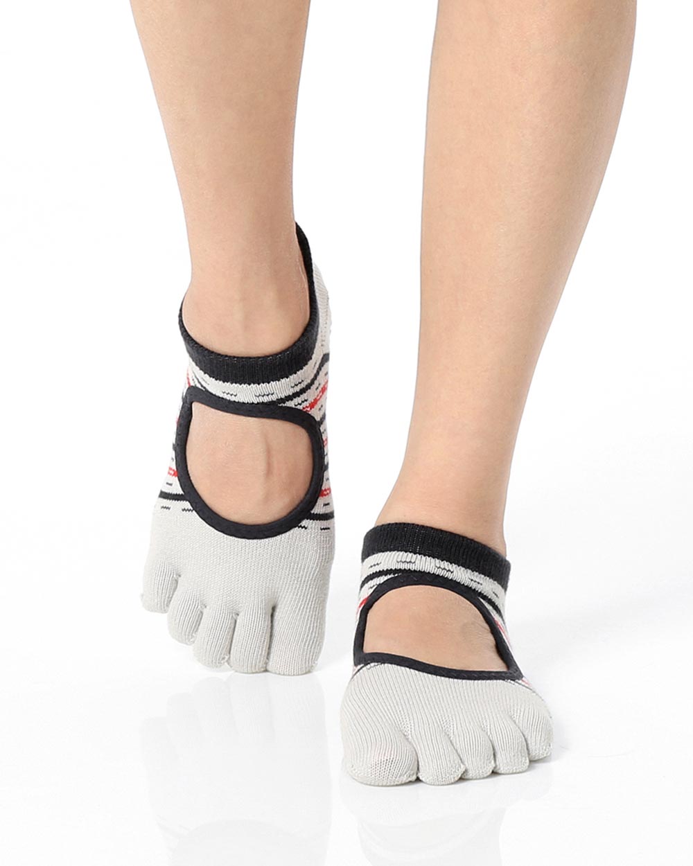 【韓國 Thumb Toe】皮拉提斯止滑五趾運動襪-Knit